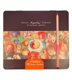 Set 24 de creioane uleioase Fine Art Renoir Marco