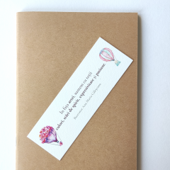 Semn de carte - Baloane cu aer cald - Zbor cu dor