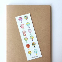 Semn de carte - Baloane cu aer cald - Zbor cu dor