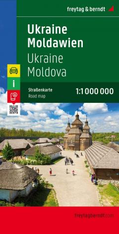 Autokarte: Ukraine - Moldawien, 1:1 000 000
