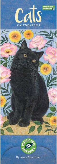 Calendar 2023 - Slim - Anne Mortimer - Cats