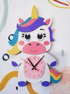 Ceas de perete - Baby Unicorn
