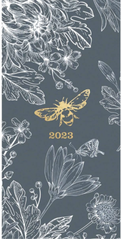 Agenda 2023 - Slim - Floral and Bee