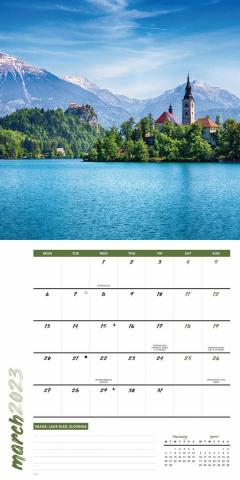 Calendar de perete 2023 - Square - Europe