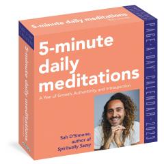 Calendar de birou 2023 - Page-A-Day - 5-Minute Daily Meditations