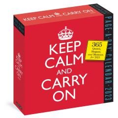 Calendar de birou 2023 - Page-A-Day - Keep Calm and Carry On