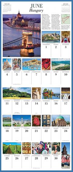 Calendar de perete 2023 - Picture-A-Day - 1,000 Places to See Before