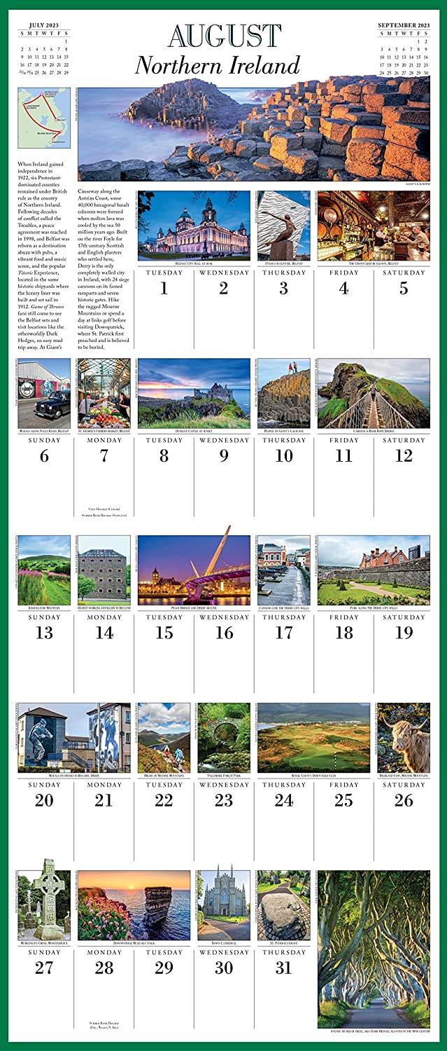 Calendar de perete 2023 PictureADay 1,000 Places to See Before