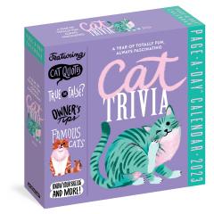 Calendar de birou 2023 - Page-A-Day - Cat Trivia