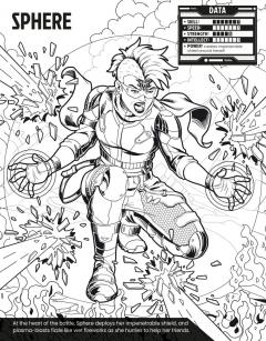 Colour Your Own Superheroes