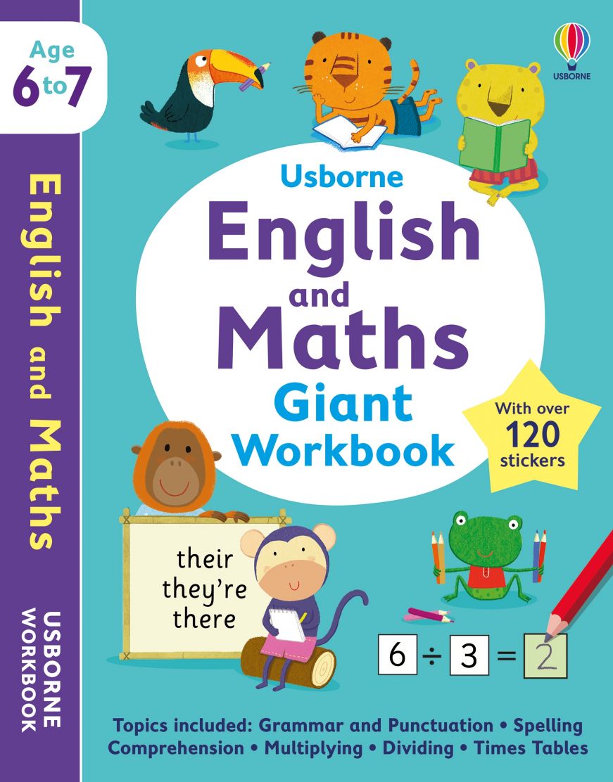 Usborne English And Maths Giant Workbook 6-7 - Jane Bingham, Jessica ...