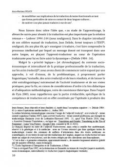 Traduire des textes fonctionnels. Domaine francais-roumain