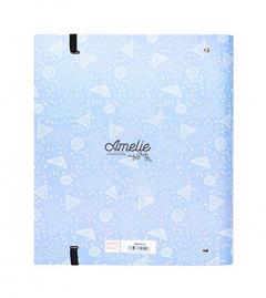 Dosar - 4 Ring Binder 100 Sheets - Amelie Classic Blue