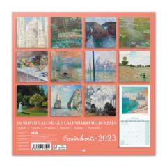 Calendar - Claude Monet, 2023