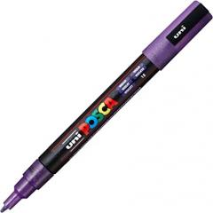 Marker Posca 0.9 - 1.3 mm - Violet cu Sclipici