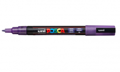 Marker Posca 0.9 - 1.3 mm - Violet cu Sclipici