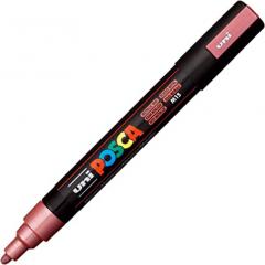 Marker Posca 1.8 - 2.5 mm - Rosu Metalizat