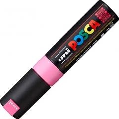 Marker Posca 8.0 mm - Roz fluorescent