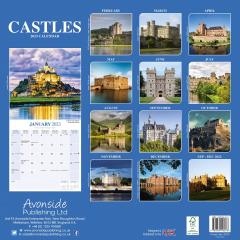 Calendar de perete 2023 - Square - Castles
