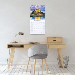 Calendar de perete 2023 - Square - Castles