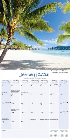 Calendar de perete 2023 - Square - Tropical