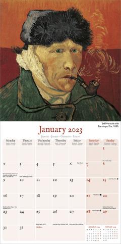 Calendar de perete 2023 - Square - Van Gogh