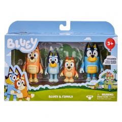 Set 4 figurine - Bluey & Family 