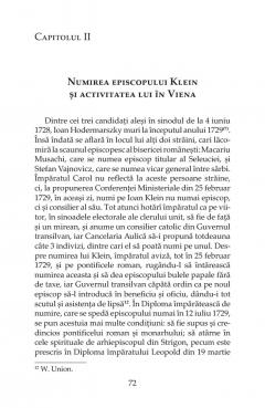 Din istoria romanilor. Episcopul Ioan Inocentiu Klein (1728-1751)