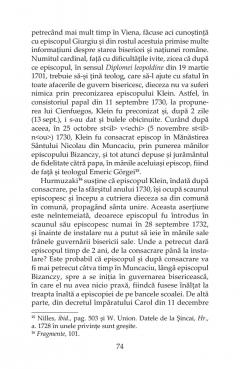 Din istoria romanilor. Episcopul Ioan Inocentiu Klein (1728-1751)