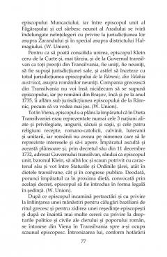 Din istoria romanilor. Episcopul Ioan Inocentiu Klein (1728-1751)