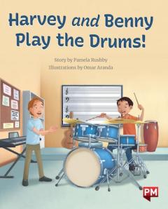 Coperta cărții Harvey and Benny Play the Drums