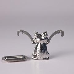 Infuzor inox - Frog With Saucer Extra Long Arms