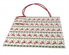 Punga cadou - Emma Bridgewater-Reindeer Stripe, 32x32cm