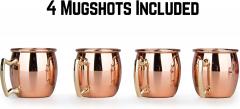 Set pahare shot - Moscow Mule, 4 buc.