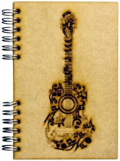 Carnet A5 - Dots - Black Guitar