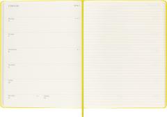 Agenda Moleskine 2023 - 12M, Weekly Notebook Diary/ Planner, Extra Large, Hardcover - Hay Yellow