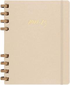 Agenda Moleskine 2022-2023 - 12M, Weekly Spiral Academic Planner, Extra Large - Remake Sand