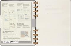 Agenda Moleskine 2022-2023 - 12M, Weekly and Monthly Spiral Academic Planner, Extra Large - Remake Midnight