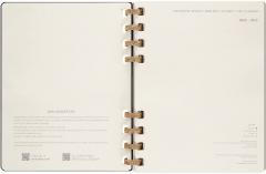 Agenda Moleskine 2022-2023 - 12M, Weekly and Monthly Spiral Academic Planner, Extra Large - Remake Midnight