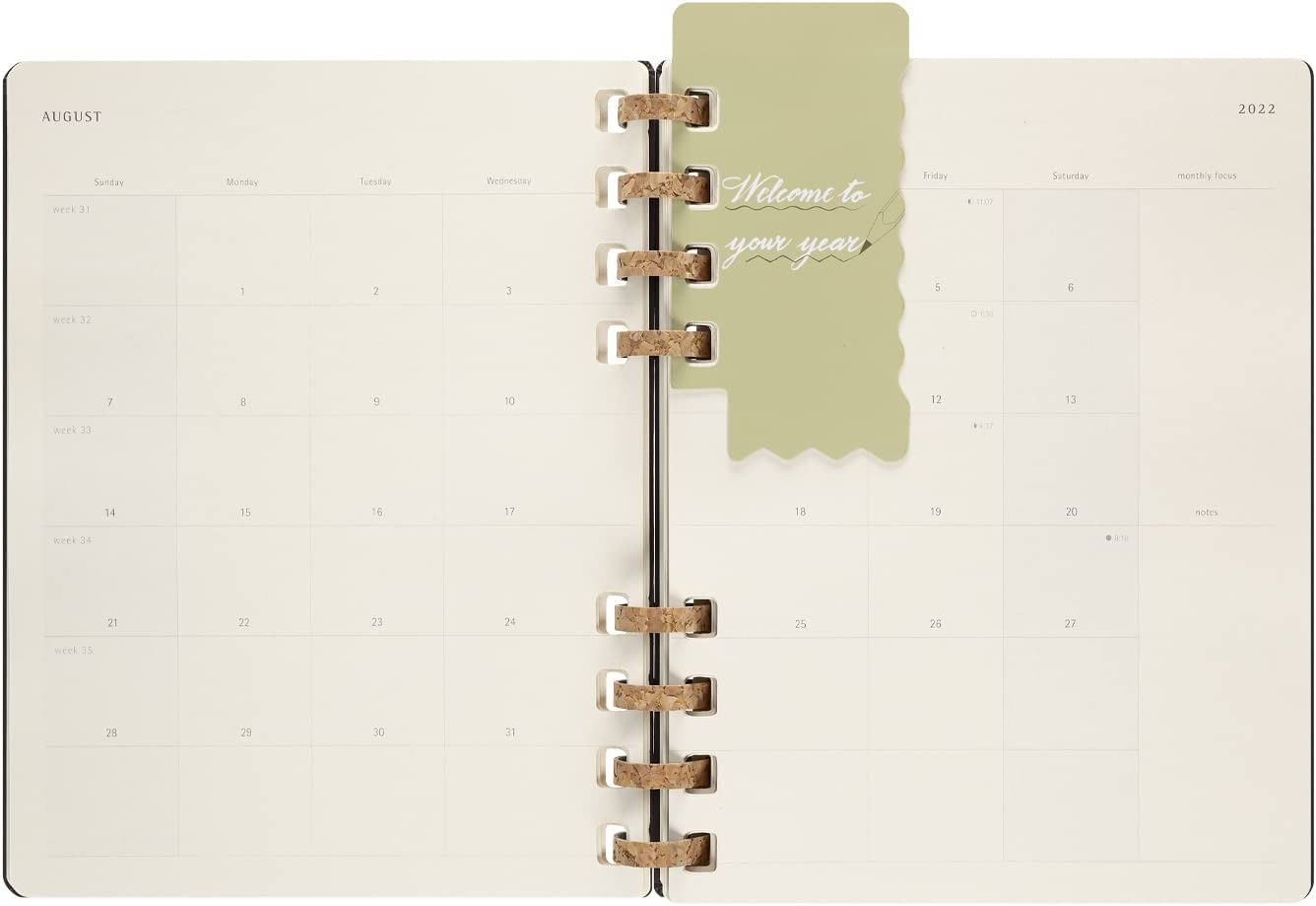 Agenda Moleskine 20222023 12M, Weekly and Monthly Spiral Academic