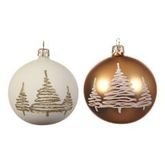 Glob decorativ - Tree Brass Gold - doua culori - pret pe bucata