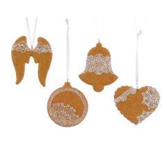 Ornament brad - Gingerbread Cookie - mai multe modele - pret pe bucata