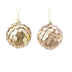 Glob decorativ - Mettalic Bauble Gold - mai multe modele | Kaemingk