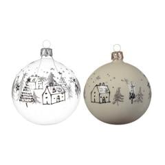 Glob decorativ - Transparent Shiny Enamel - mai multe modele | Kaemingk
