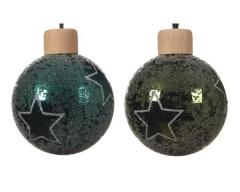 Glob decorativ - Blue-Green Star - doua culori - pret pe bucata