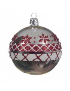 Glob de Craciun - Nordic, 8cm