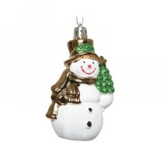 Set de 2 globulete decorative - Snowman Hanger | Kaemingk