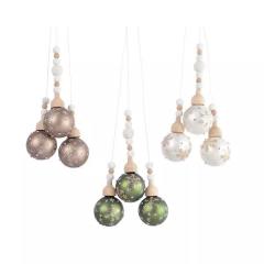 Decoratiune Craciun - Decoris Snowflake Cluster (diverse modele)