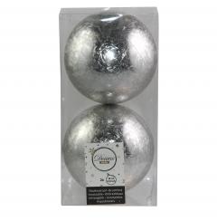 Set 2 globuri decorative - Ice Plain Baubles