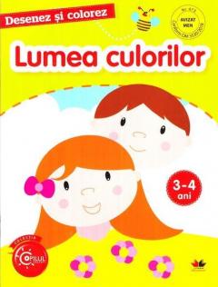 Desenez si colorez. Lumea culorilor 3-4 ani.